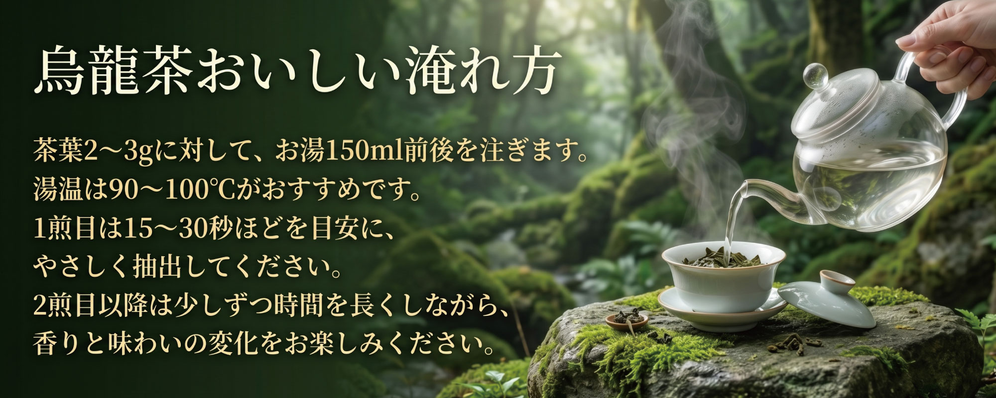 烏龍茶おいしい淹れ方