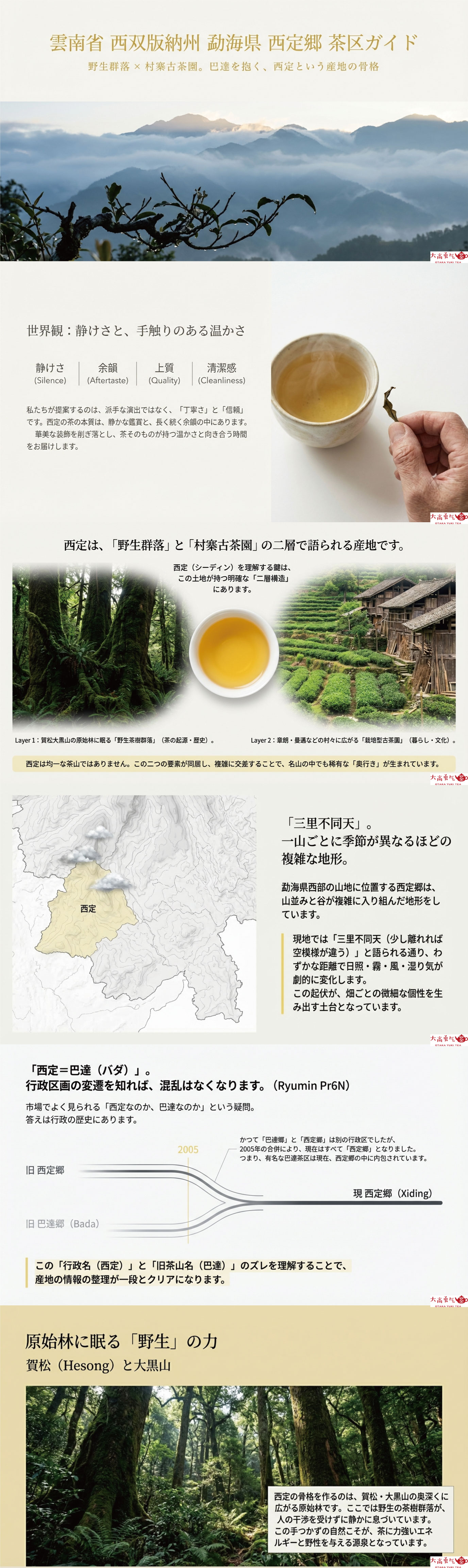 産地解説・雲南／西定の資料画像 1