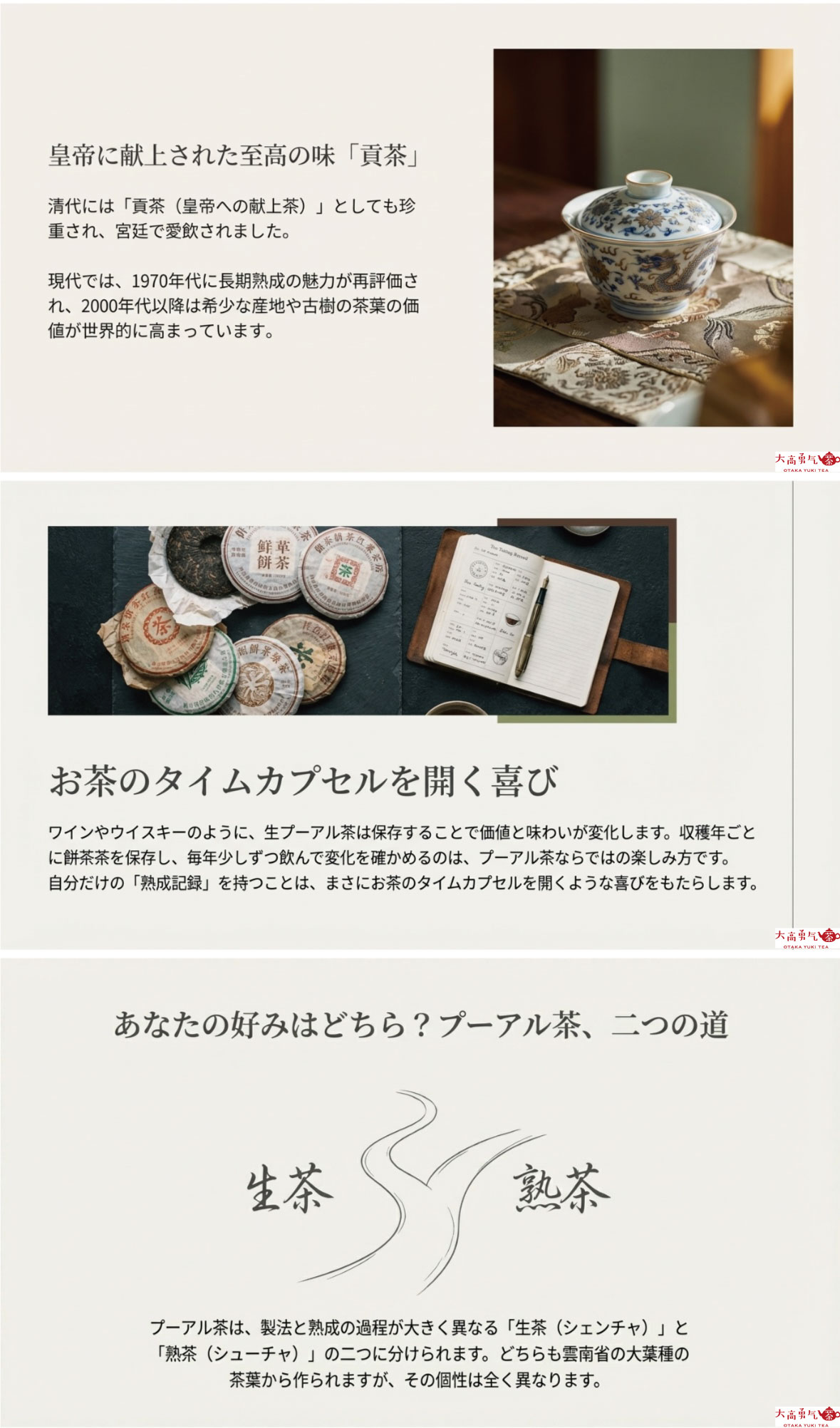 生プーアル茶の紹介の資料画像 4