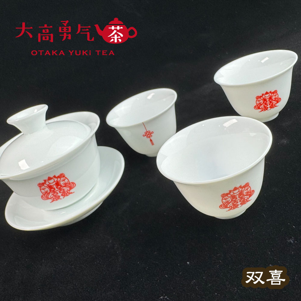 原販売ページの説明資料：オリジナル茶器・双喜