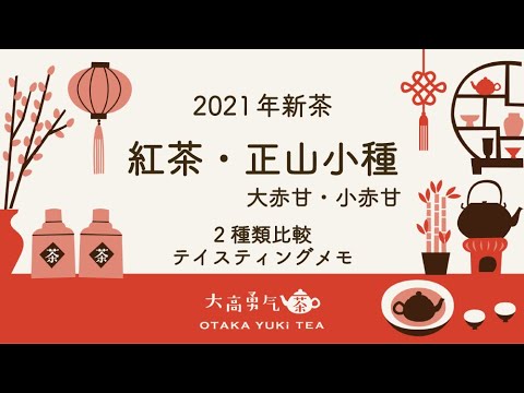 【二種類評茶】2021年紅茶・桐木関正山小種の違いを徹底解説！【中国茶・中国上海】テイスティングの動画サムネイル