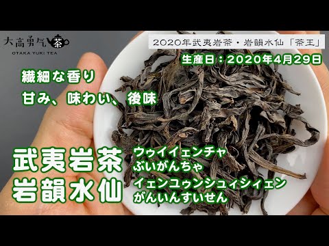 【武夷岩茶】純度の高い上質な重厚感を感じられる武夷岩茶・岩韻水仙！【中国上海・中国茶専門店】中国茶紹介編の動画サムネイル