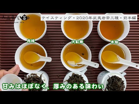 【有料級】2019年武夷岩茶の三等級を徹底解説・前半編！【中国茶・中国上海】テイスティング-003の動画サムネイル